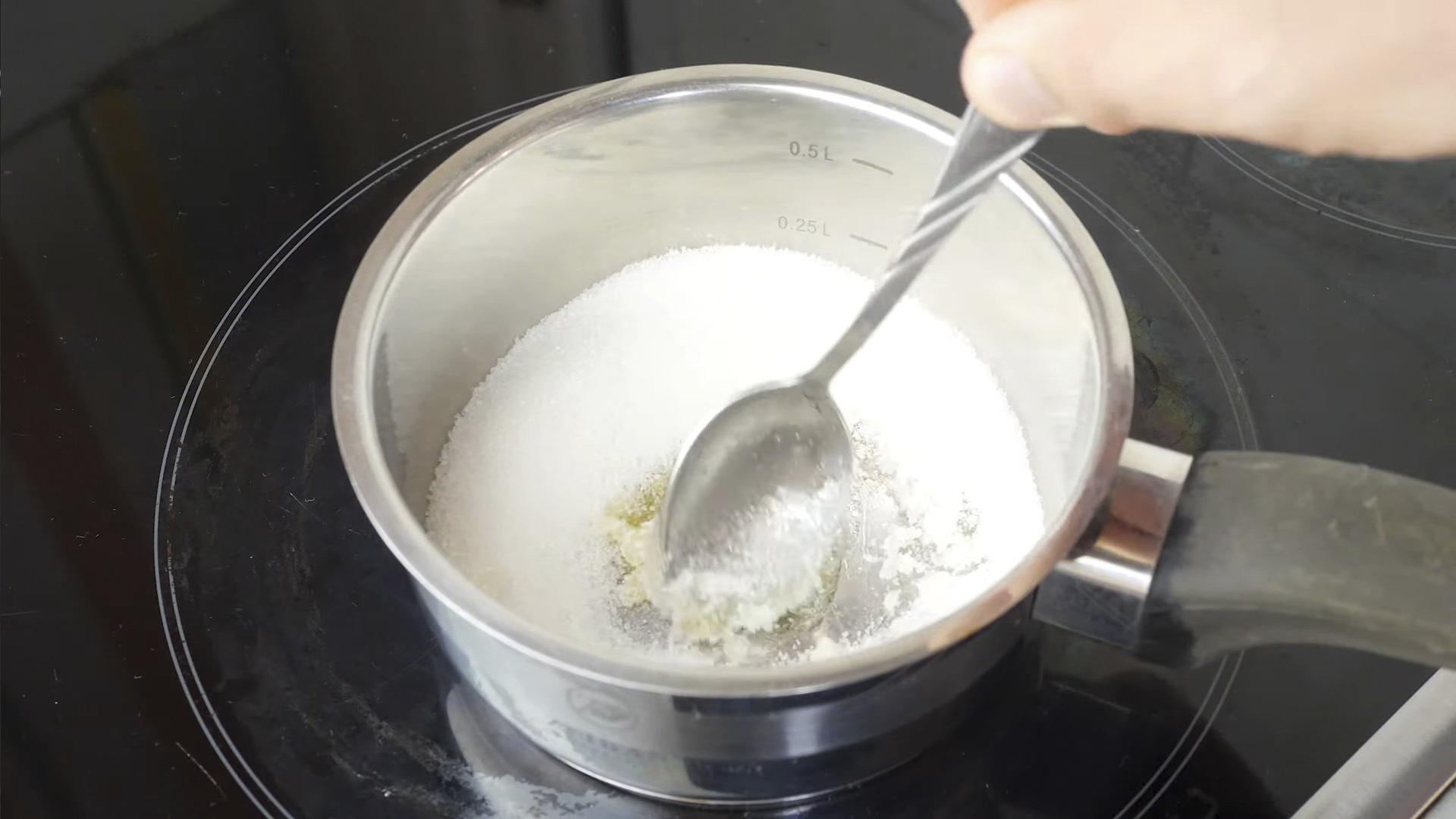 Рецепт - Сладкие сахарные соты из дорамы «Игра в кальмара» - шаг 3-1