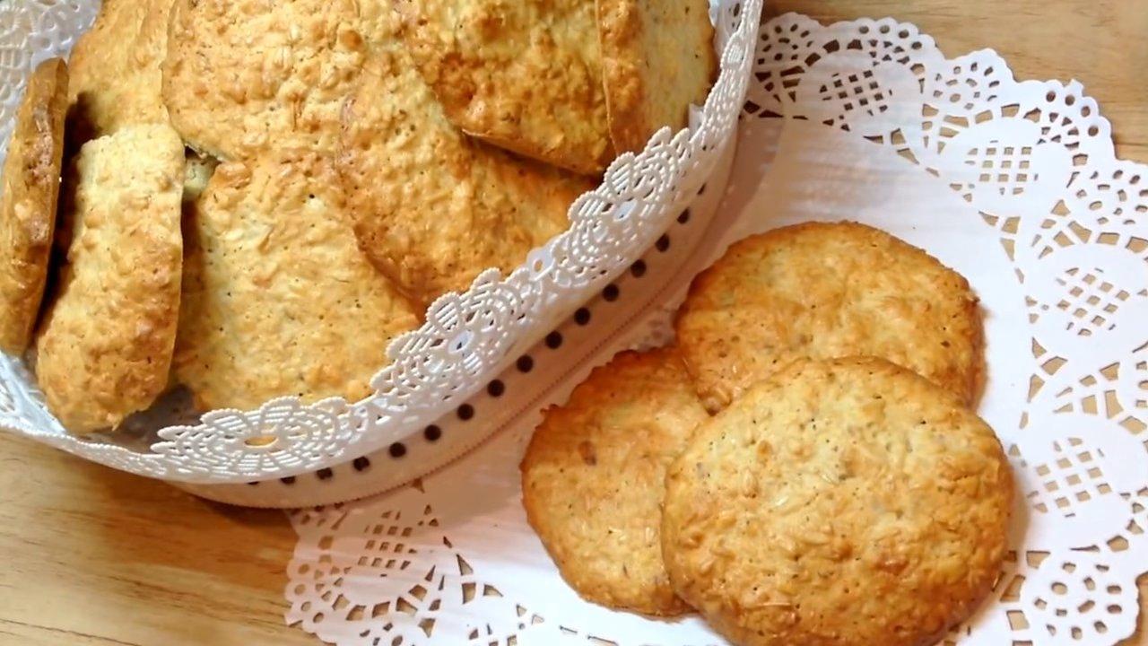 Рецепт - Овсяное печенье с арахисом - шаг 8-2
