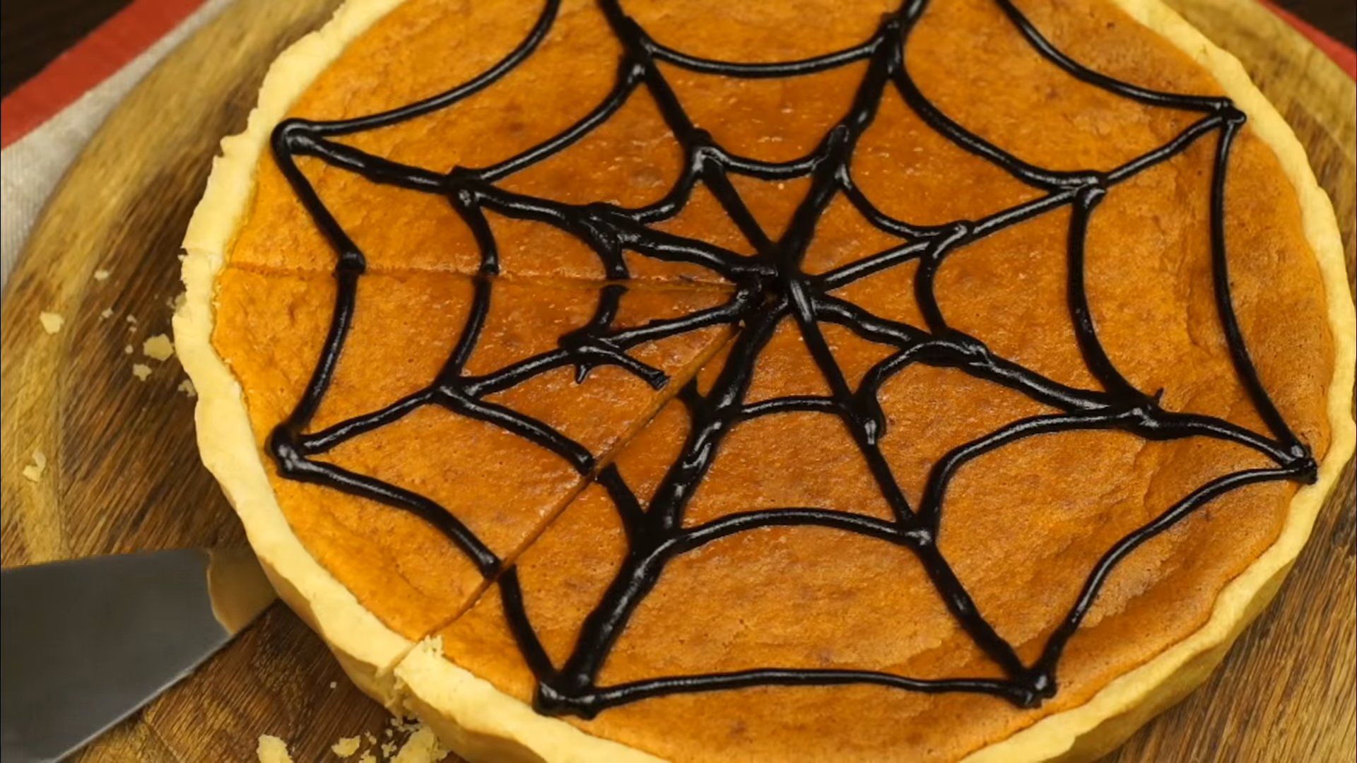 Рецепт - Тыквенный пирог на Хэллоуин - шаг 12-1
