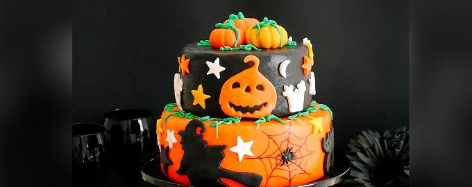 Как приготовить и украсить торт на Хэллоуин - фото
