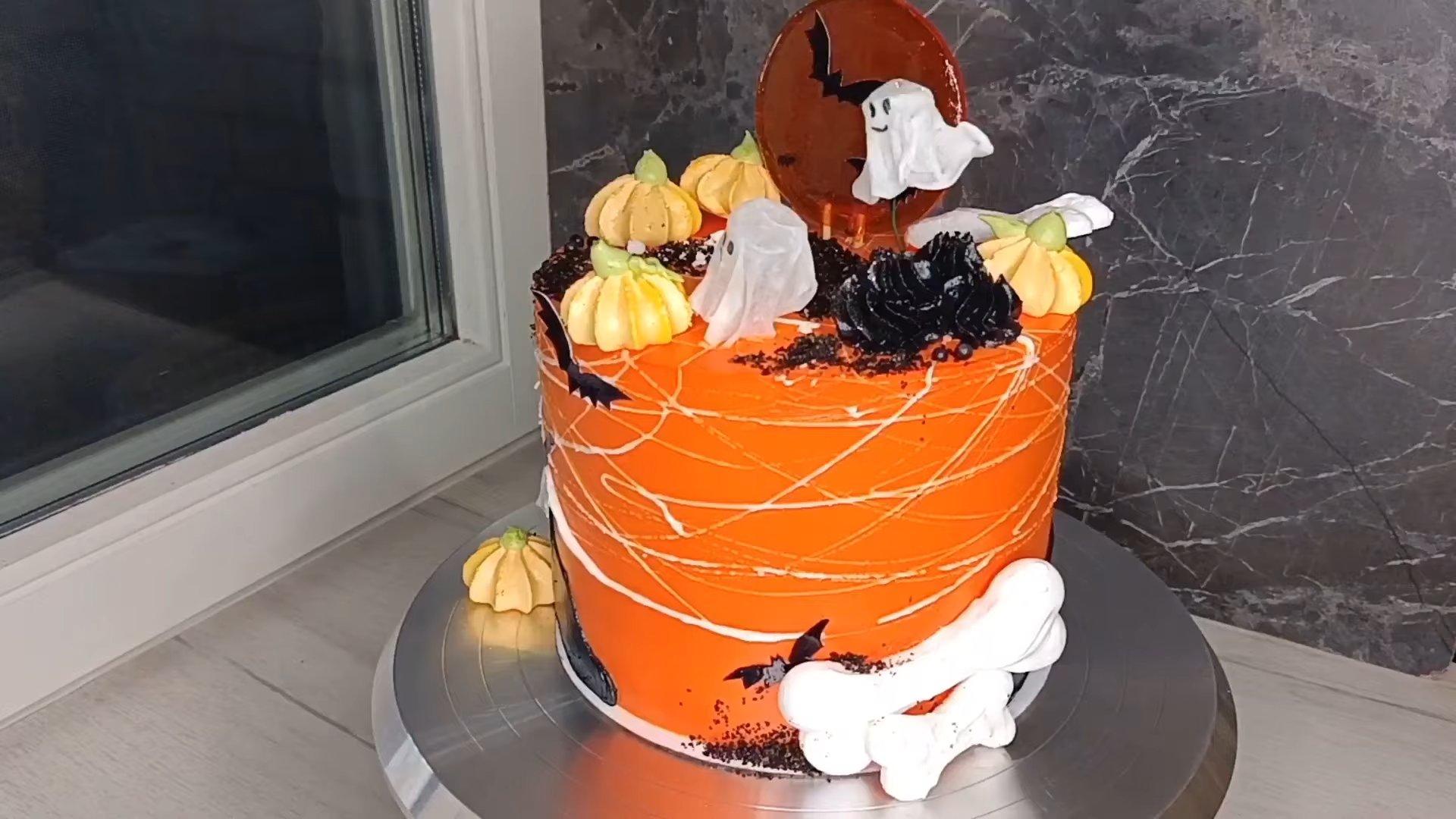 Идеи - Как украсить торт на Хэллоуин - фото 6