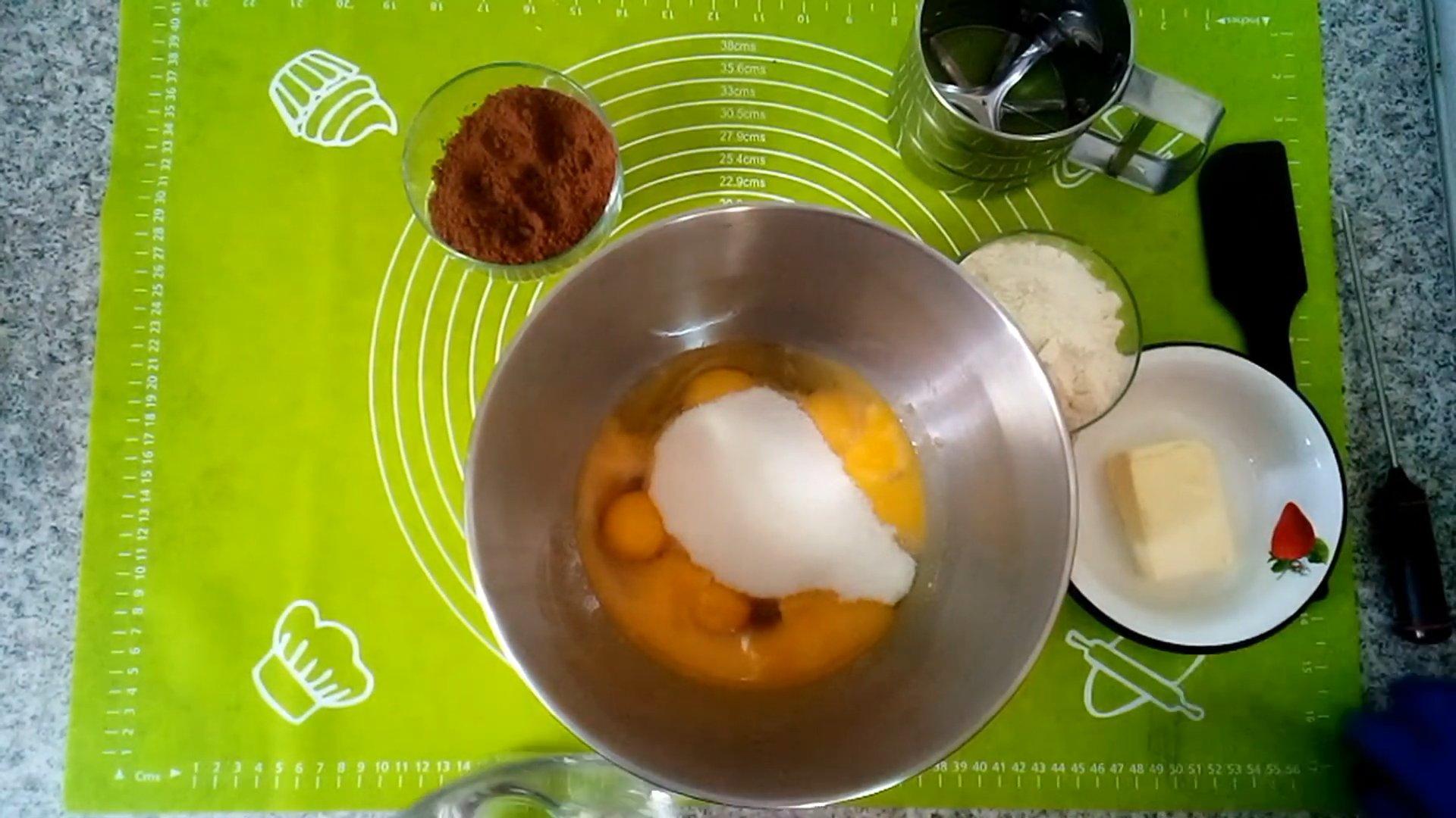 Рецепт - Шоколадный бисквит Женуаз - шаг 1