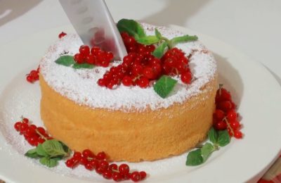 Шифоновый бисквит для торта - фото