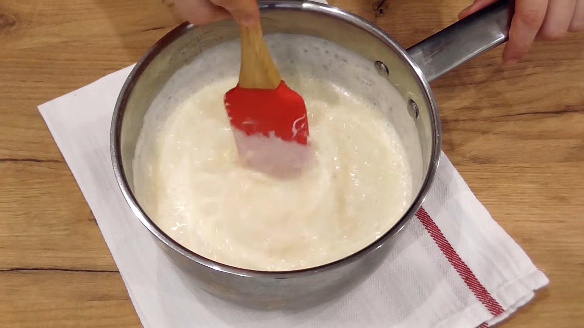 Рецепт - Густой крем с маскарпоне для выравнивания торта - шаг 4