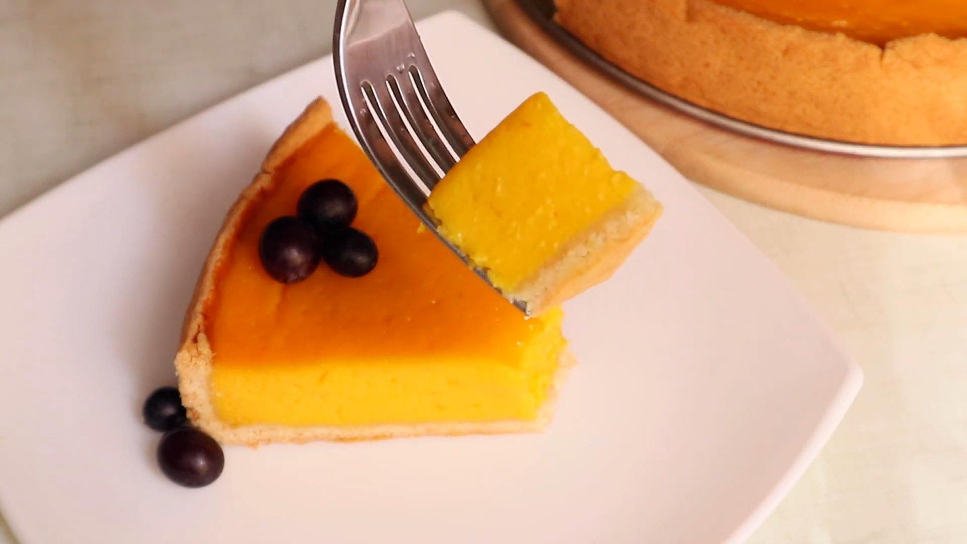 Тыквенный пирог с лимоном - фото