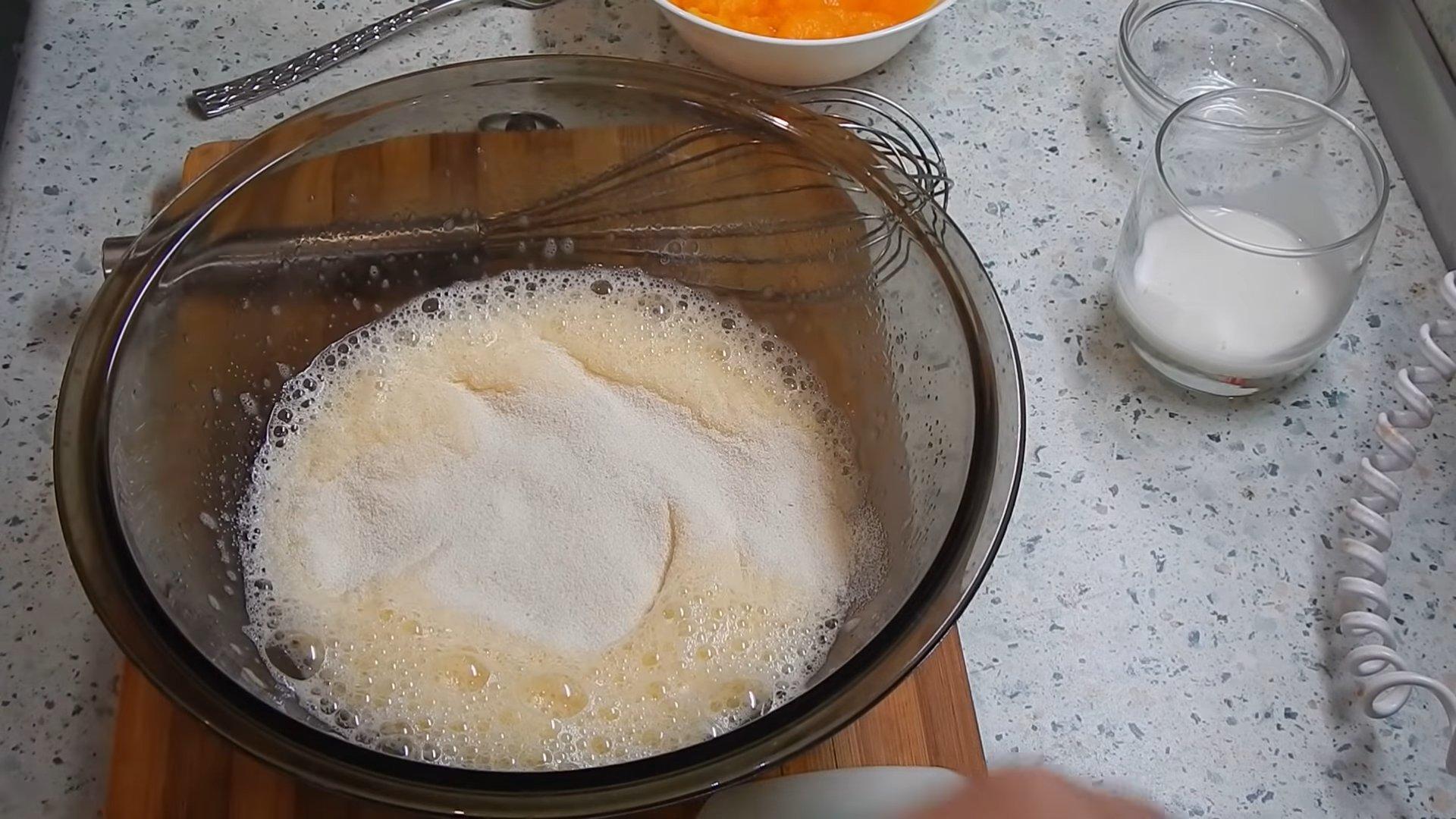 Рецепт - Творожно-тыквенный пирог с манкой - шаг 2