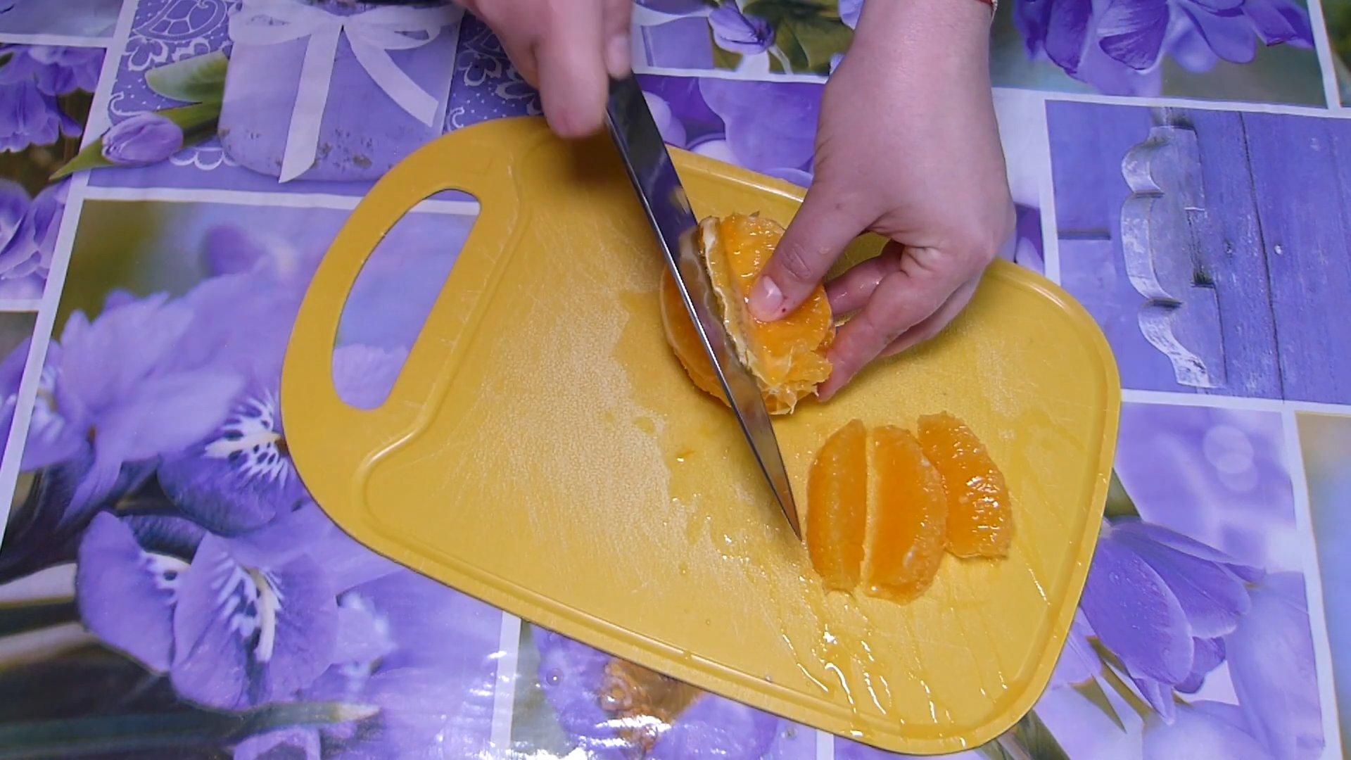 Насыпной тыквенный пирог с апельсином - шаг 2