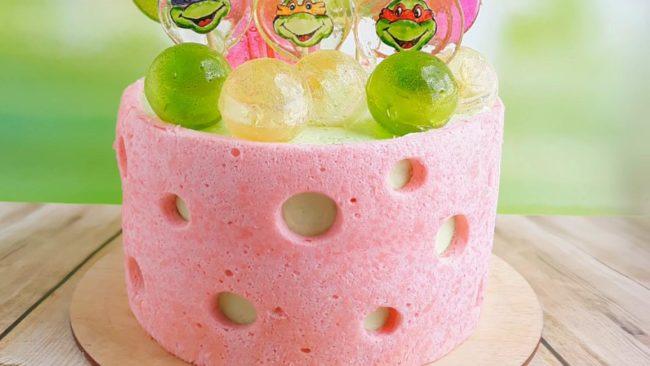 Примеры декора торта японским заварным бисквитом - фото 4