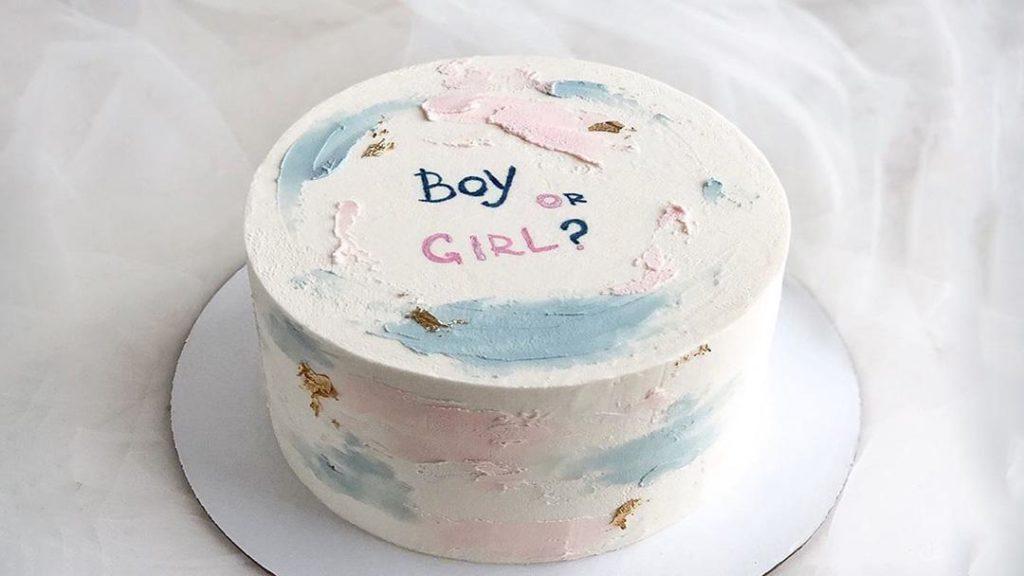 Торт на гендер-пати (мальчик или девочка) - фото 17