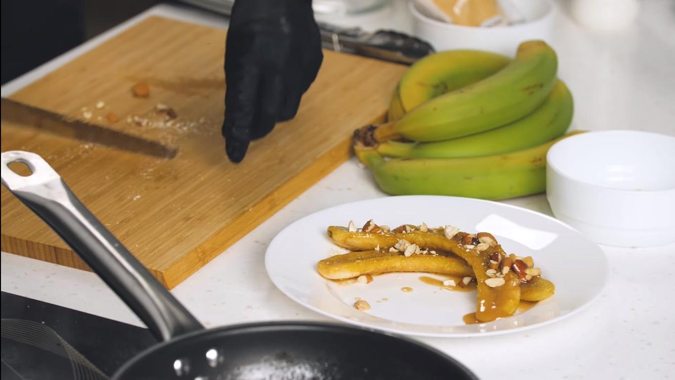Карамелизированные бананы - фото