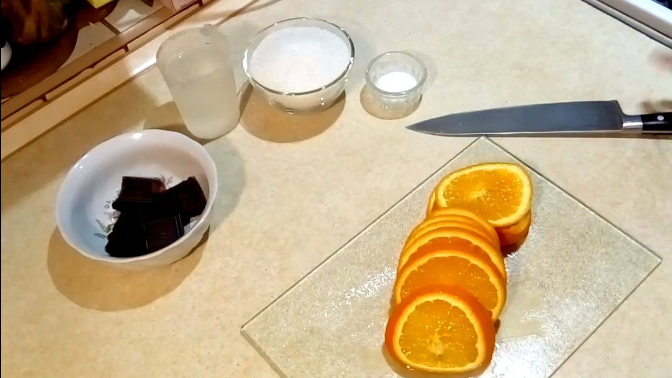 Рецепт - Карамелизированные апельсины в шоколаде - Шаг 2
