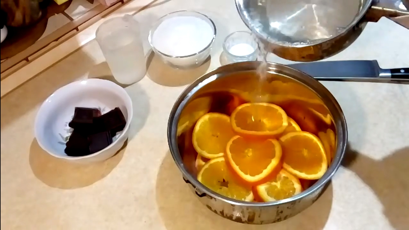 Рецепт - Карамелизированные апельсины в шоколаде - Шаг 3
