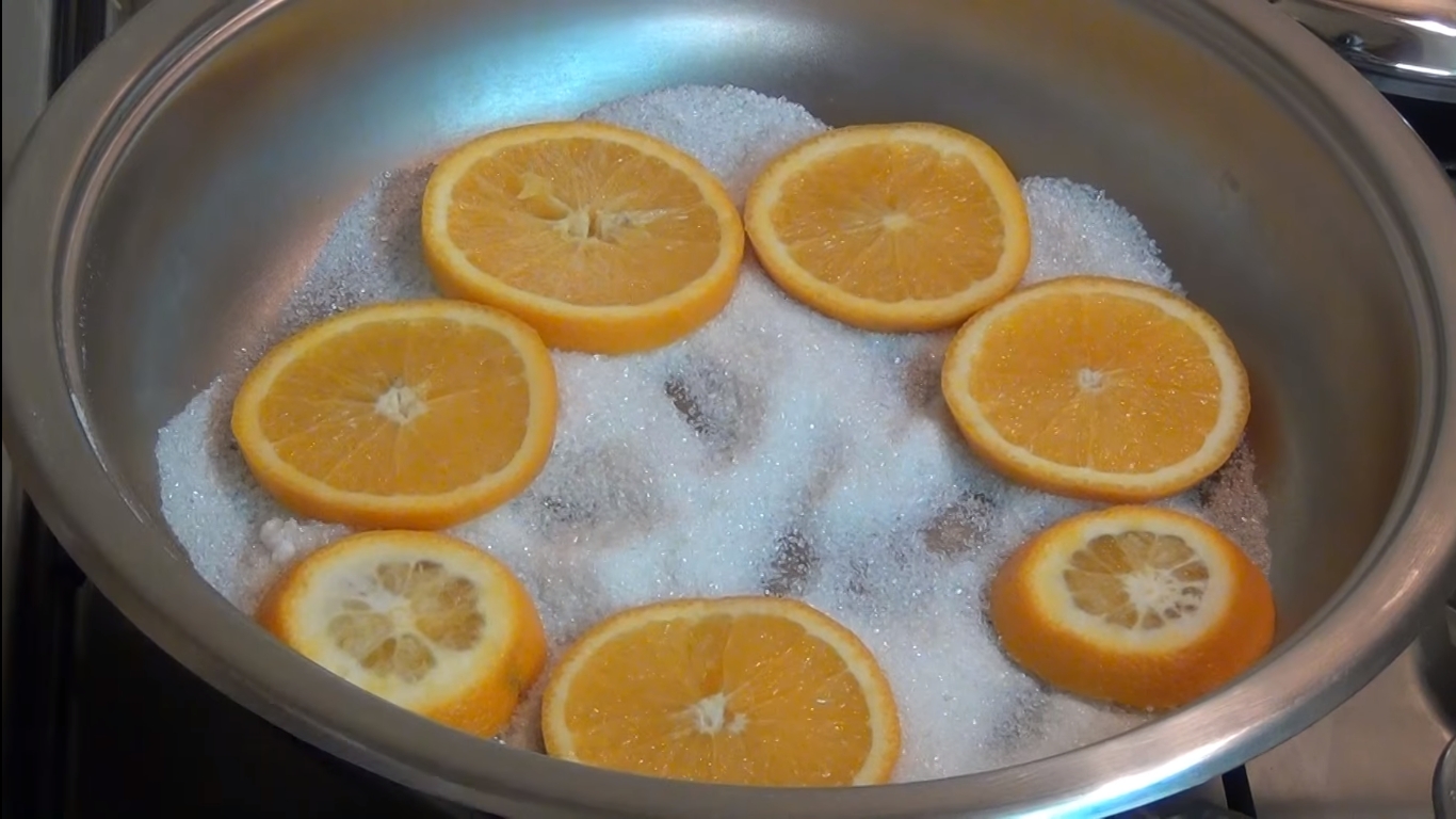 Рецепт - Апельсиновые дольки в сахаре - Шаг 3