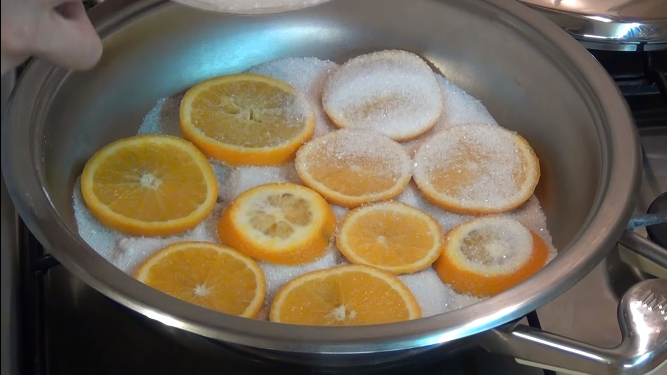 Рецепт - Апельсиновые дольки в сахаре - Шаг 4