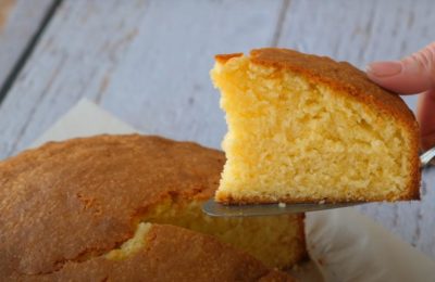 Масляный бисквит для торта - шаг 10