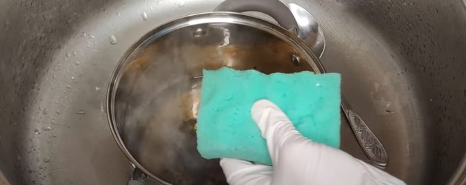 Как отмыть карамель - фото