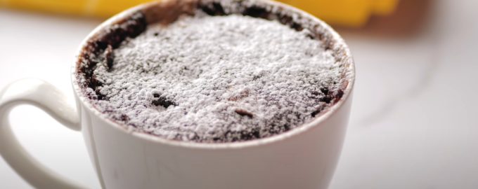 Кекс в микроволновке с какао - фото