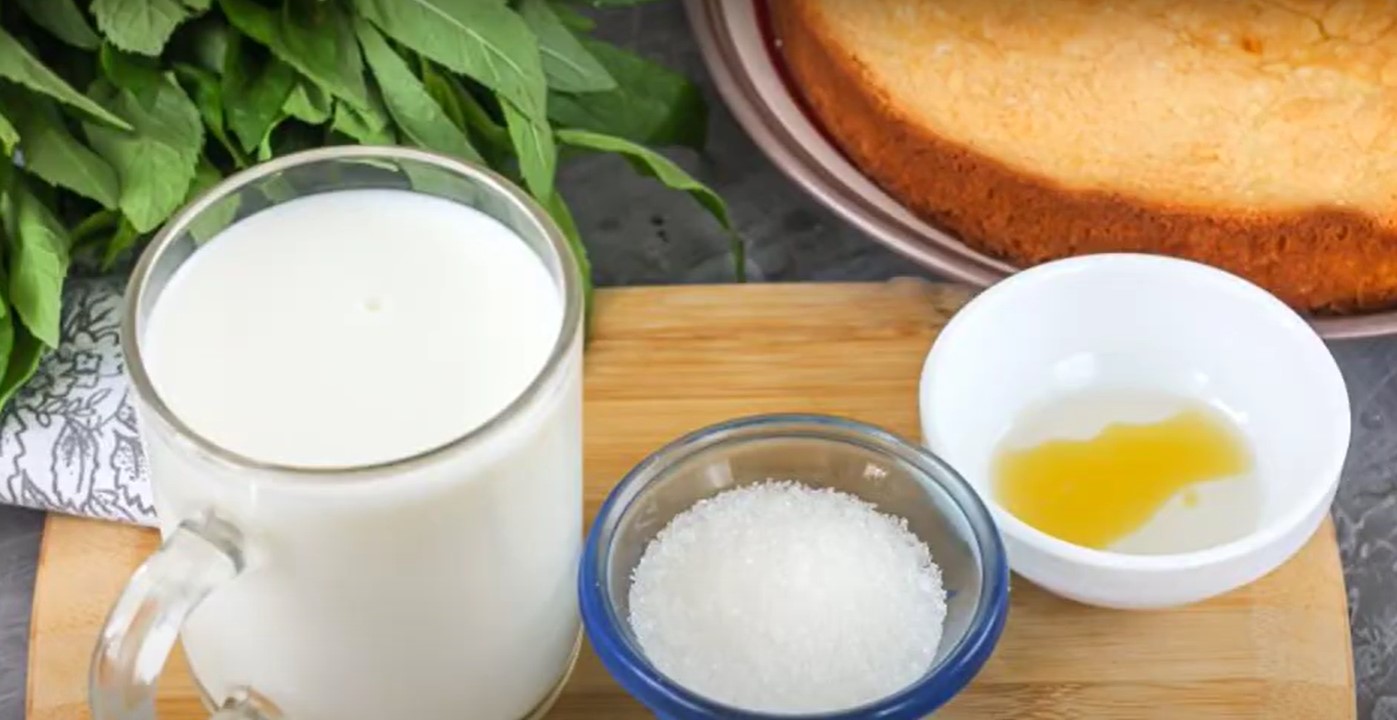 Рецепт - Молочная пропитка для кекса - Шаг 1