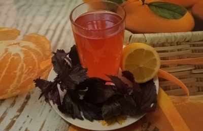 Напиток из фиолетового базилика и лимона - шаг 6