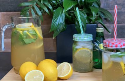 Лимонад с мёдом и лимоном - фото