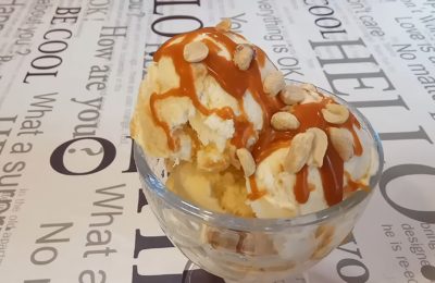 Мороженое «Соленая карамель» - фото