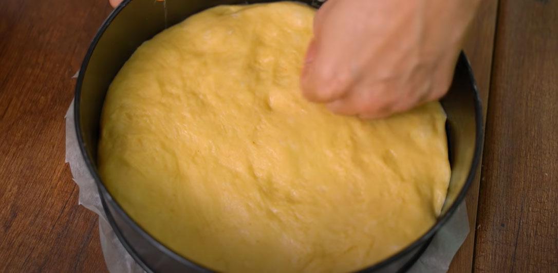 Пошаговый рецепт приготовления сахарного пирога со сливками - шаг 10
