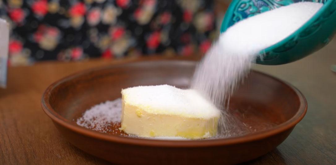 Пошаговый рецепт приготовления сахарного пирога со сливками - шаг 7
