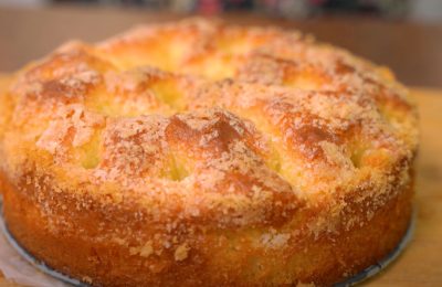Сахарный пирог со сливками: классический пошаговый рецепт