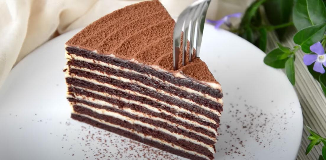 Медово-шоколадный торт "Спарткак"