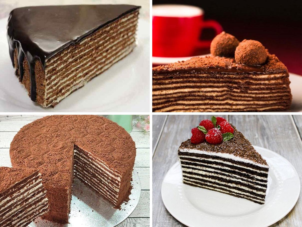 Варианты оформления шоколадного торта 