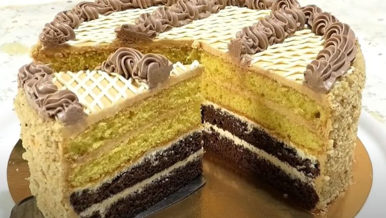 Торт Золотой ключик: классический пошаговый рецепт