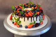 Чем покрыть ягоды на торте