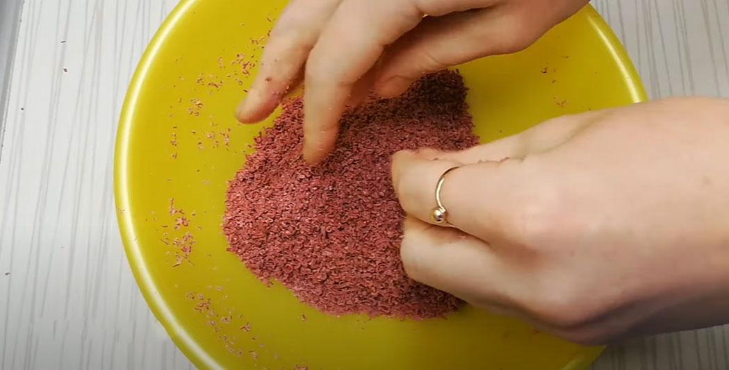 Как сделать сухой велюр на торт - шаг 2