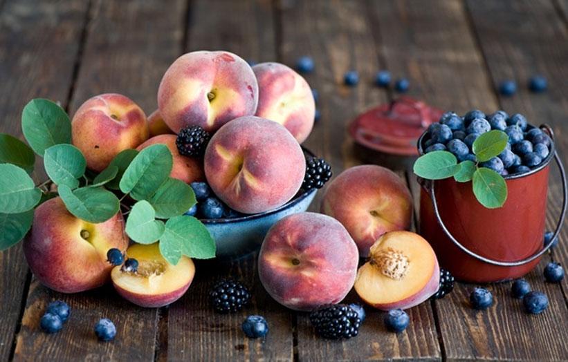 Сочетание вкусов персик + лесные ягоды