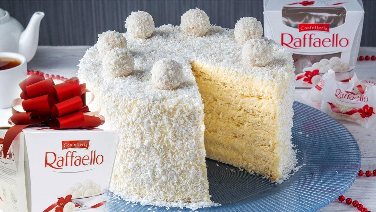 Торт Рафаэлло 🥥 рецепты пошагово с фото в домашних условиях | Recipe | Desserts, Food, Cake recept