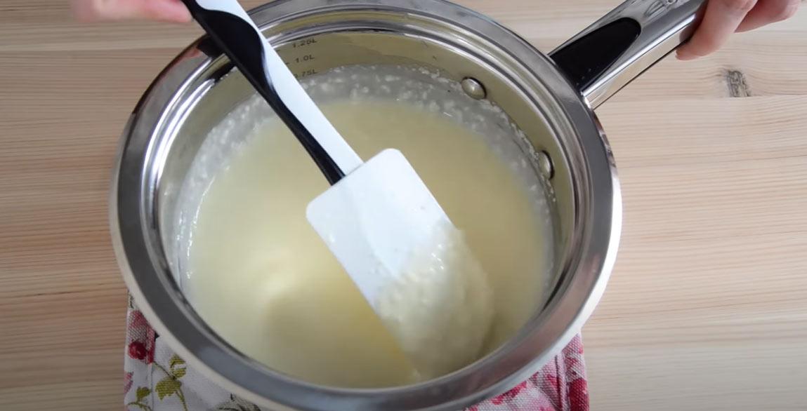 Пошаговый рецепт кокосового крема  на белом шоколаде - шаг 4